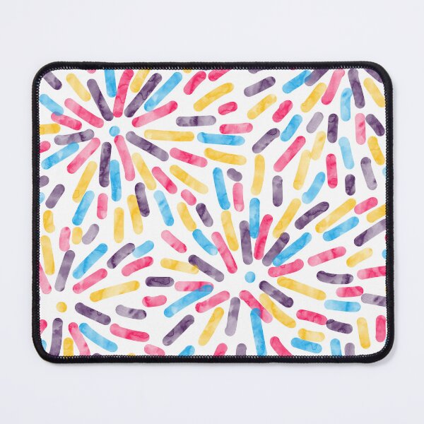 Item preview, Fireworks Abstract Polyamory Pride Flag designed and sold by JoyfulJen.