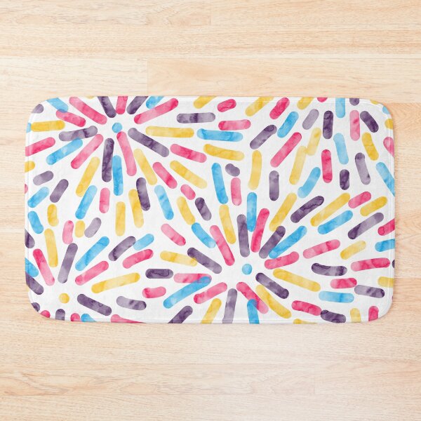 Item preview, Fireworks Abstract Polyamory Pride Flag designed and sold by JoyfulJen.