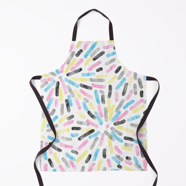 Item preview, Fireworks Abstract Polygender Pride Flag Pink Yellow Blue Gray Black designed and sold by JoyfulJen.