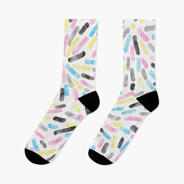 Item preview, Fireworks Abstract Polygender Pride Flag Pink Yellow Blue Gray Black designed and sold by JoyfulJen.