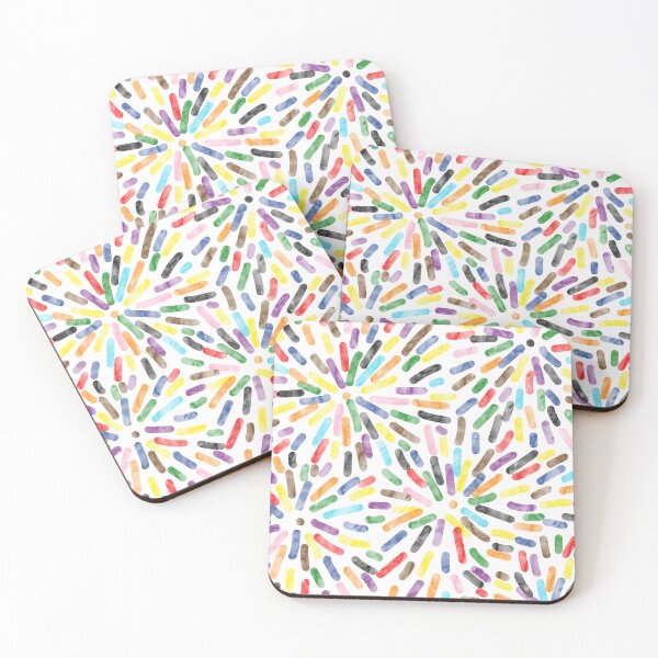 Item preview, Fireworks Abstract LGBTQ+ Rainbow Progress Pride Flag designed and sold by JoyfulJen.