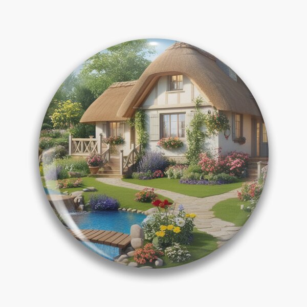 Item preview, serene house nestled in a peaceful setting designed and sold by swodsman1222.