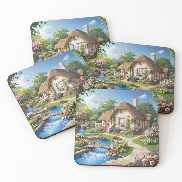 Item preview, serene house nestled in a peaceful setting designed and sold by swodsman1222.