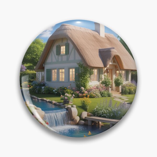 Item preview, serene house nestled in a peaceful setting designed and sold by swodsman1222.