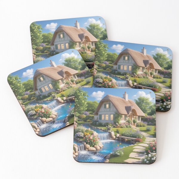 Item preview, serene house nestled in a peaceful setting designed and sold by swodsman1222.