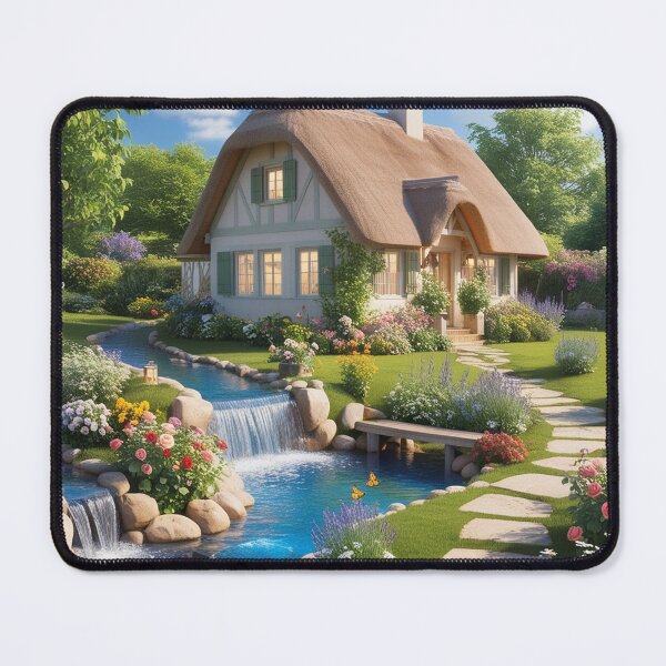Item preview, serene house nestled in a peaceful setting designed and sold by swodsman1222.