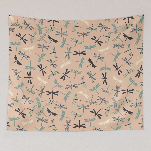 Item preview, Dragonfly Wings Peach designed and sold by Art by Amy Herman.