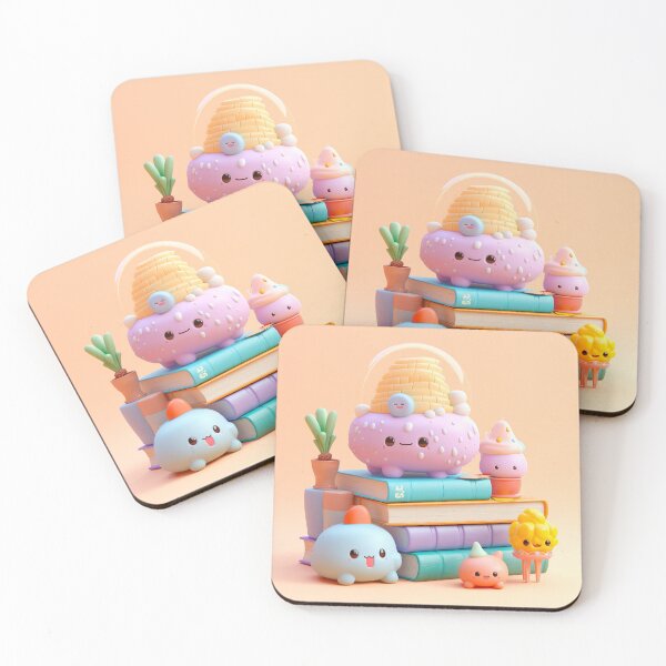 Item preview, illustration books in the style of kawaii art designed and sold by Nanthikan.
