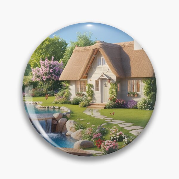 Item preview, serene house nestled in a peaceful setting designed and sold by swodsman1222.