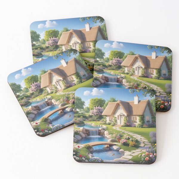 Item preview, serene house nestled in a peaceful setting designed and sold by swodsman1222.