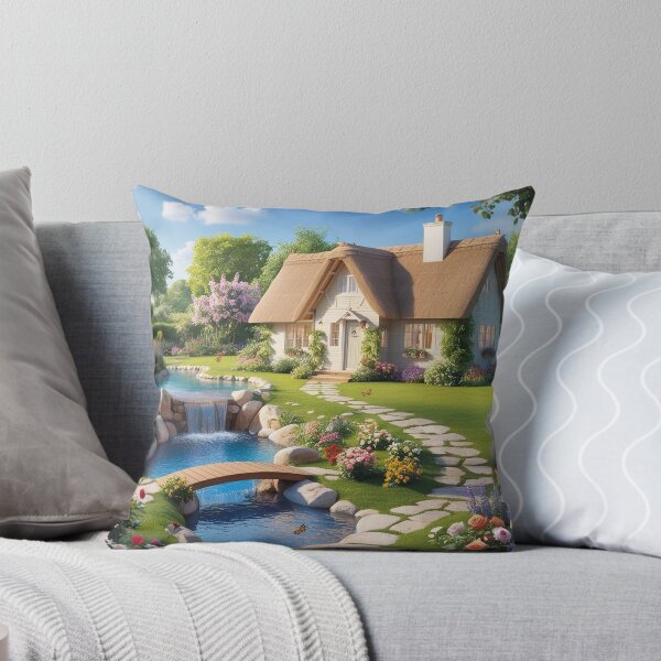 Item preview, serene house nestled in a peaceful setting designed and sold by swodsman1222.