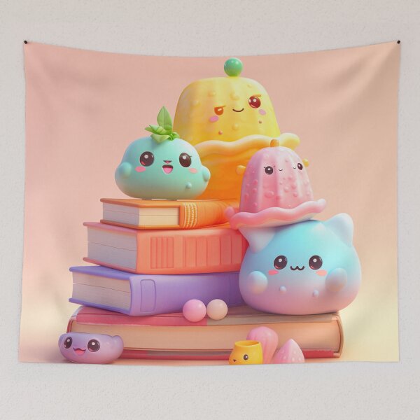 Item preview, illustration books in the style of kawaii art designed and sold by Nanthikan.