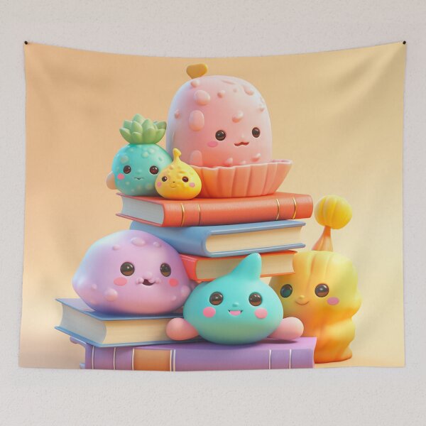 Item preview, illustration books in the style of kawaii art designed and sold by Nanthikan.