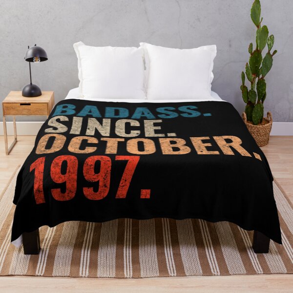 Item preview, Badass since October 1997 Vintage 1997 October birthday gift  designed and sold by Teelogic.