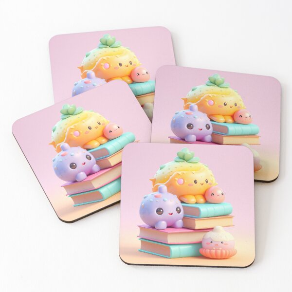 Item preview,  illustration books in the style of kawaii art designed and sold by Nanthikan.