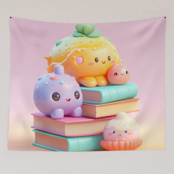 Item preview,  illustration books in the style of kawaii art designed and sold by Nanthikan.
