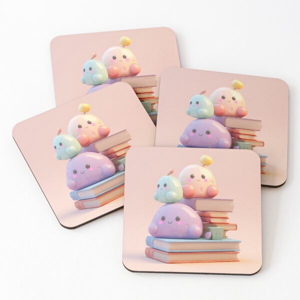Item preview,  illustration books in the style of kawaii art designed and sold by Nanthikan.