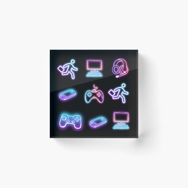 Item preview, Neon Gamer Icons Collection designed and sold by Crush-Vogue.