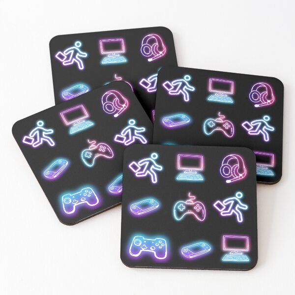 Item preview, Neon Gamer Icons Collection designed and sold by Crush-Vogue.