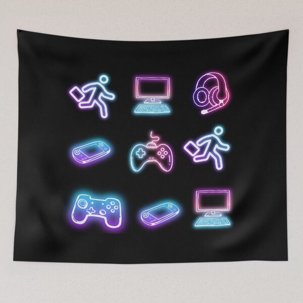 Item preview, Neon Gamer Icons Collection designed and sold by Crush-Vogue.