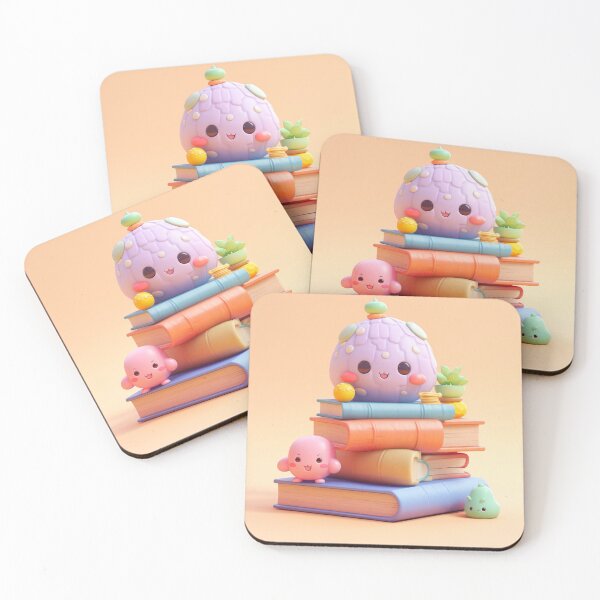 Item preview,  illustration books in the style of kawaii art designed and sold by Nanthikan.