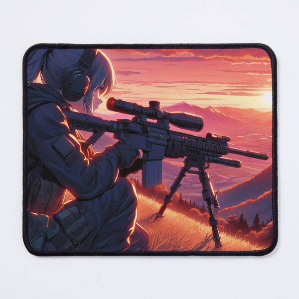 Item preview, Anime Art: Sniper monitors the valley. designed and sold by Salimgor Hangaround Music.