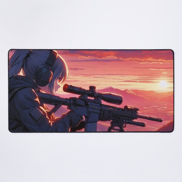 Item preview, Anime Art: Sniper monitors the valley. designed and sold by Salimgor Hangaround Music.