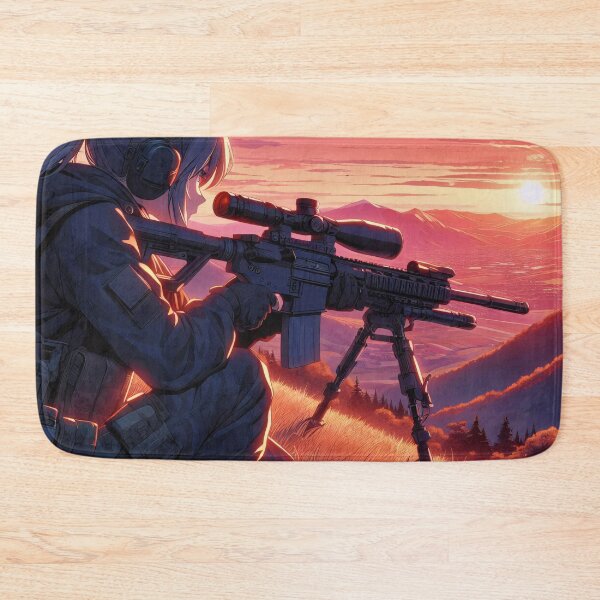 Item preview, Anime Art: Sniper monitors the valley. designed and sold by Salimgor Hangaround Music.