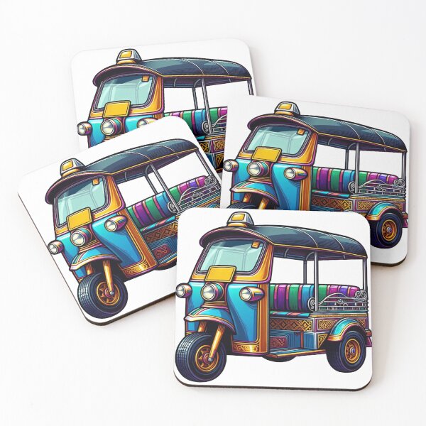 Item preview, Thai Tuk-Tuk: Minimal Vector Art designed and sold by Andy-Many-Ideas.
