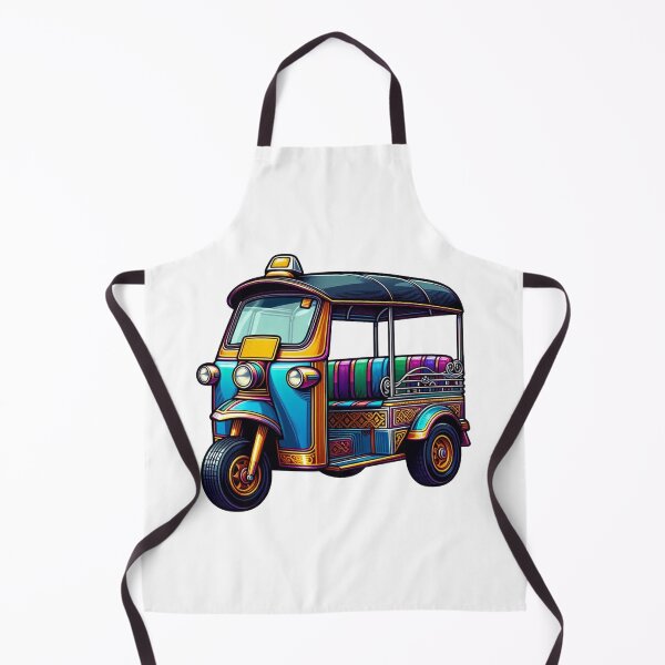 Item preview, Thai Tuk-Tuk: Minimal Vector Art designed and sold by Andy-Many-Ideas.