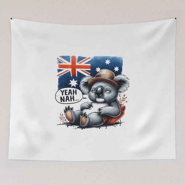 Item preview, Funny Koala yeah nah Australia Aussie designed and sold by ryanapples2.