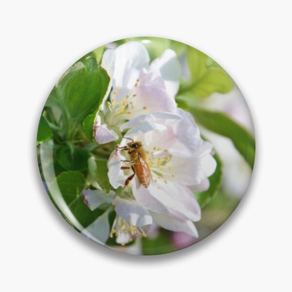 Item preview, Bee in Apple Blossom designed and sold by FancifulsBySue.