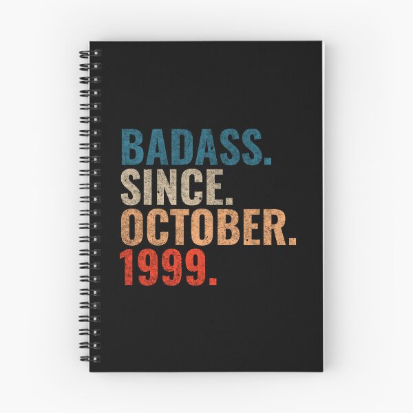 Item preview, Badass since October 1999 Vintage 1999 October birthday gift  designed and sold by Teelogic.