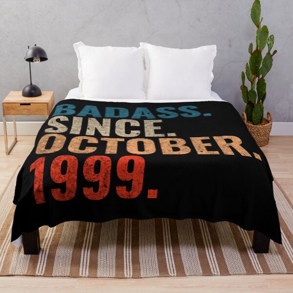 Item preview, Badass since October 1999 Vintage 1999 October birthday gift  designed and sold by Teelogic.