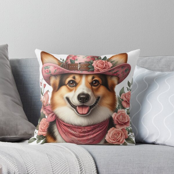 Item preview, Pink Girly Cowgirl Corgi designed and sold by ryanapples2.