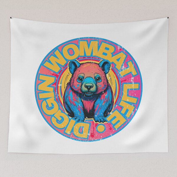 Item preview, Diggin’ Wombat Life designed and sold by pUNKnown.