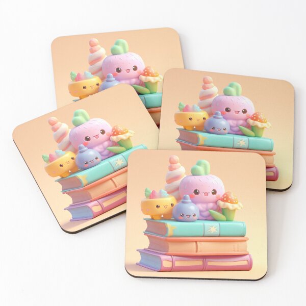Item preview, illustration books in the style of kawaii art designed and sold by Nanthikan.