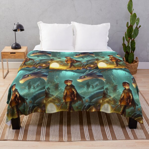 Item preview, Epic Fantasy Adventure: Boy, Dragon, and Mythical Creatures Unite! designed and sold by blazegoldburst.