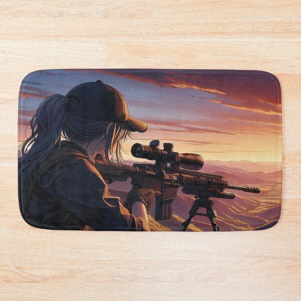 Item preview, Anime Art: Sniper Monitoring the Valley, Shoulder Glance V2 designed and sold by Salimgor Hangaround Music.