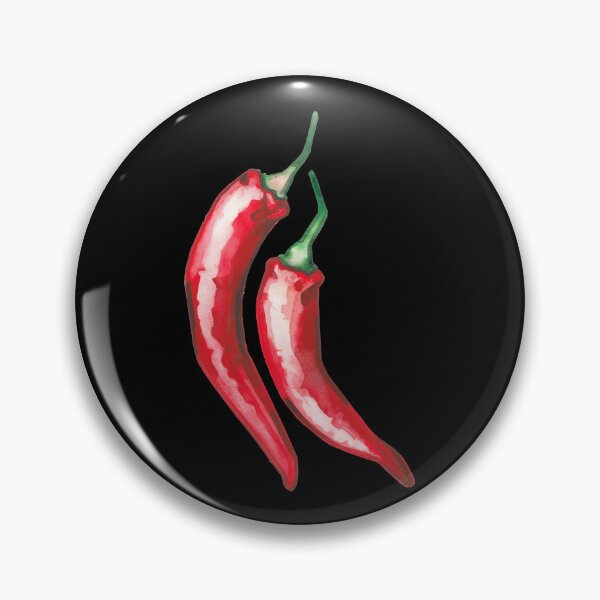 Item preview, Red watercolor chili peppers designed and sold by Ekaterina Glazkova.