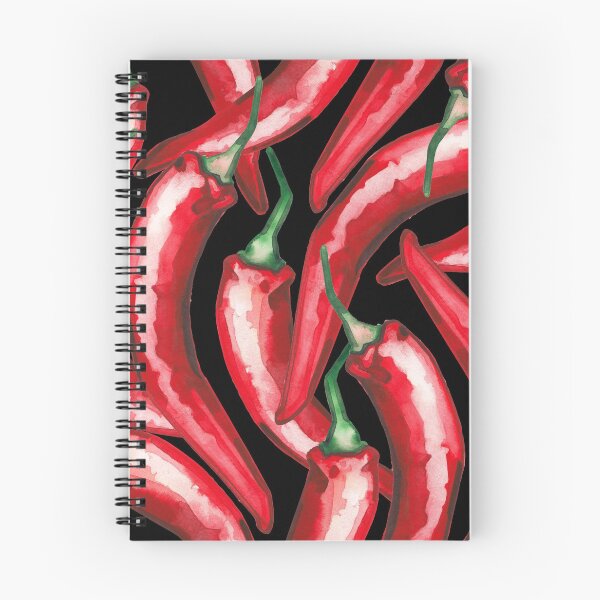 Item preview, Red watercolor chili peppers designed and sold by Ekaterina Glazkova.