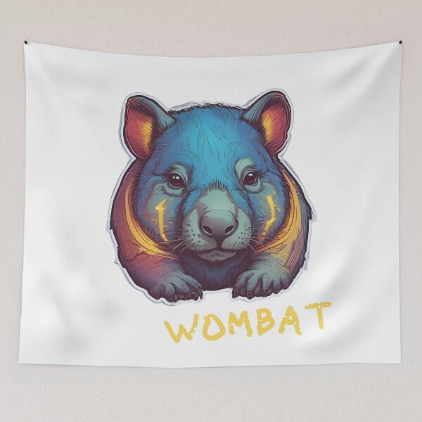 Item preview, Colourful Wombat designed and sold by pUNKnown.