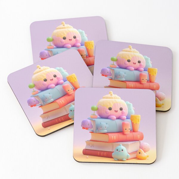 Item preview, illustration books in the style of kawaii art designed and sold by Nanthikan.