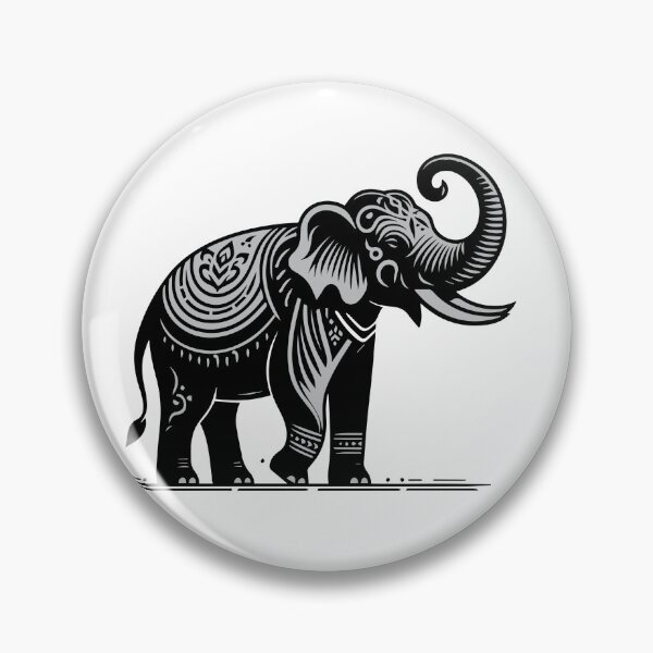 Item preview, Majestic Thai Elephant: Minimal Vector Art. designed and sold by Andy-Many-Ideas.