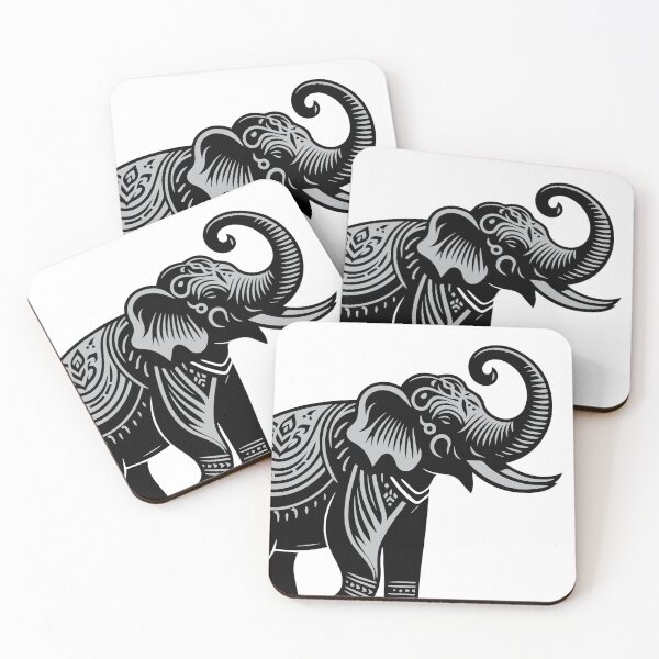 Item preview, Majestic Thai Elephant: Minimal Vector Art. designed and sold by Andy-Many-Ideas.