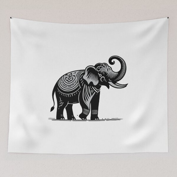Item preview, Majestic Thai Elephant: Minimal Vector Art. designed and sold by Andy-Many-Ideas.