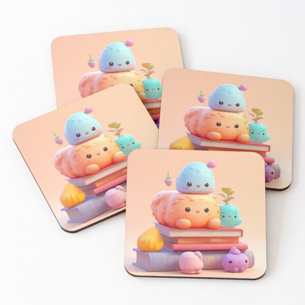Item preview,  illustration books in the style of kawaii art designed and sold by Nanthikan.