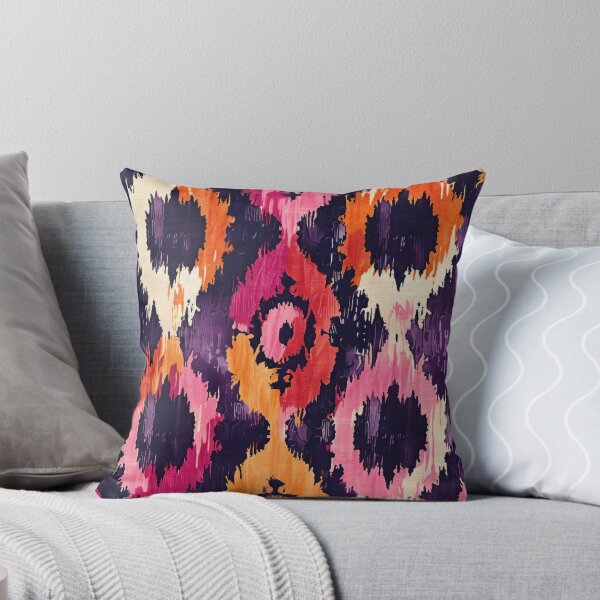 Item preview, Ikat Pattern 1 colourful design designed and sold by LD ART.