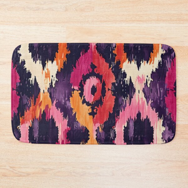 Item preview, Ikat Pattern 1 colourful design designed and sold by LD ART.