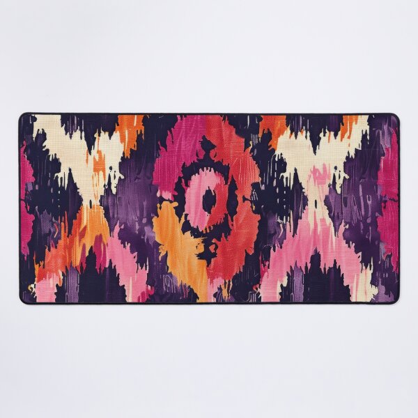 Item preview, Ikat Pattern 1 colourful design designed and sold by LD ART.